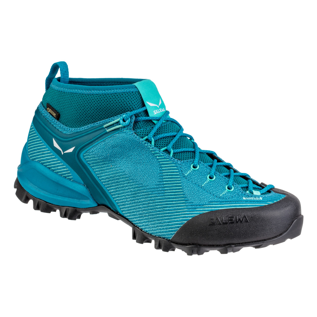 Zapatillas De Montaña Mujer Chile - Salewa Alpenviolet GORE-TEX® - Azules/Verde - SYJT-62985